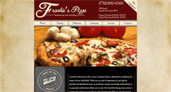 Desktop Screenshot of frankiespizzanj.com